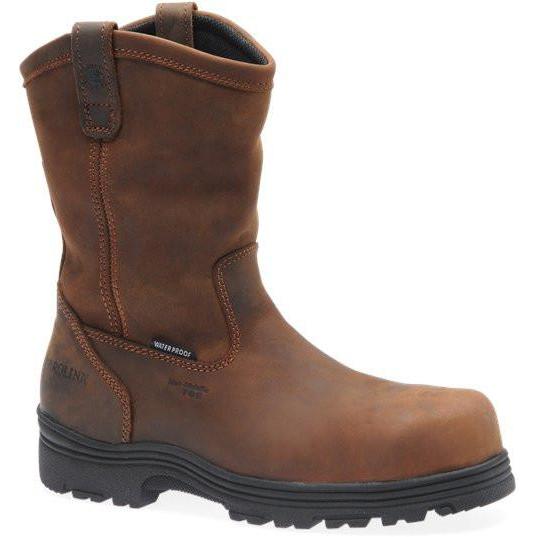 Carolina Men's Laser 10" Composite Toe Waterproof Wellington Work Boot - Brown - CA2533 8 / Medium / Brown - Overlook Boots