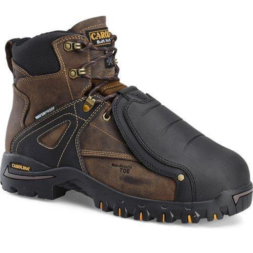 Carolina Men's Miter EXT 6" Composite Toe Waterproof External Metguard Work Boot - Brown - CA5586 8 / Medium / Brown - Overlook Boots