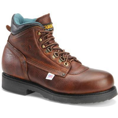 Carolina Men's Sarge Lo USA Made 6" Soft Toe Work Boot - Light Brown - 309 6 / Medium / Light Brown - Overlook Boots