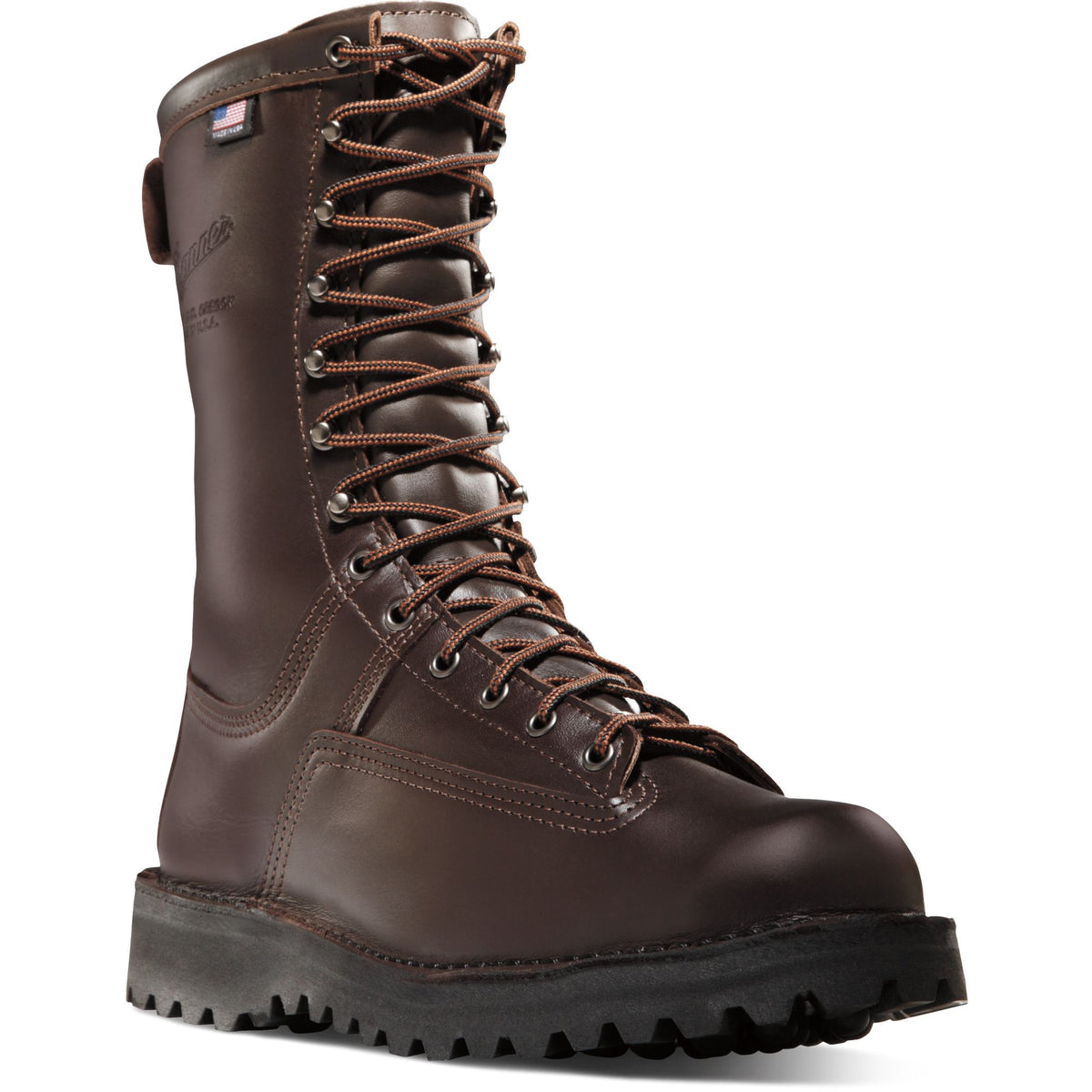 Danner Men's Canadian USA Made 10" Insulated Waterproof Hunt Boot - 67200 7 / Medium / Brown - Overlook Boots