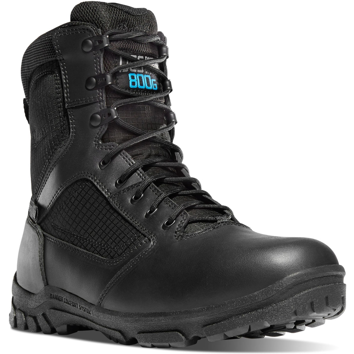 Danner Men's Lookout 8" Insulated Waterproof Duty Boot - Black - 23827 6 / Medium / Black - Overlook Boots