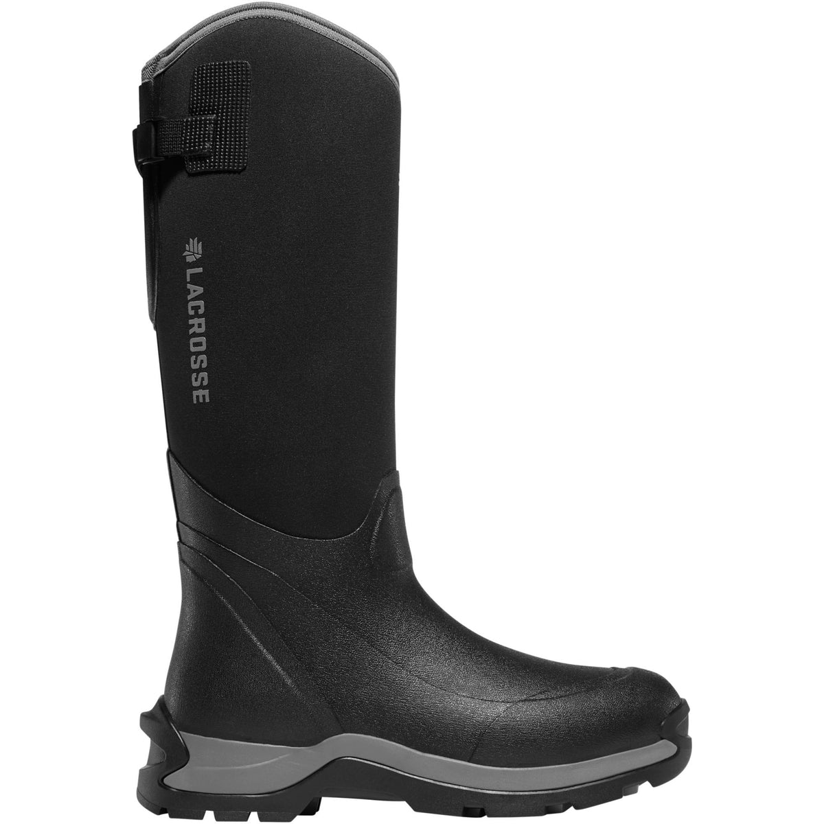 LaCrosse Men's Alpha Thermal 16" 7.0mm Composite Toe Insulated Rubber Work Boot - Black - 644103 7 / Black - Overlook Boots