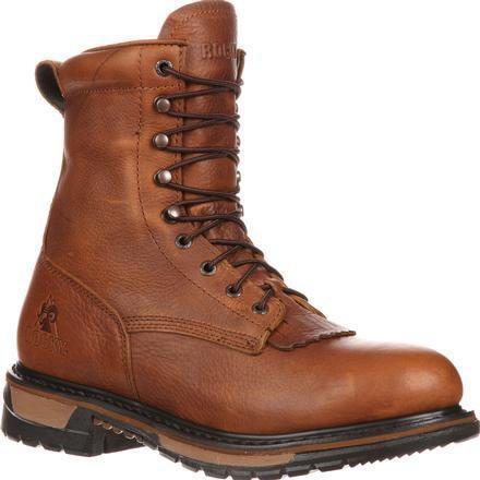 Rocky Men's Original Ride Lacer 9" Waterproof Western Boot - Brown - FQ0002723 7.5 / Medium / Brown - Overlook Boots