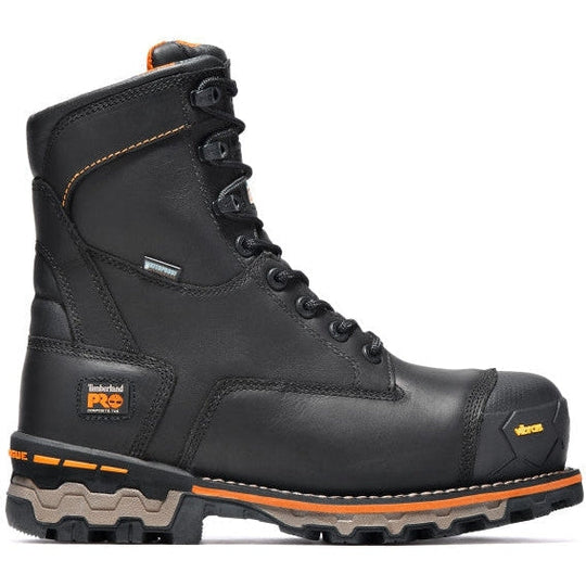 Timberland Pro Men's Boondock 8" Composite Toe Waterproof 200G Insulated Work Boot - Black - TB189645001 - Overlook Boots
