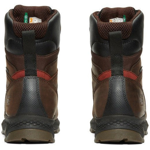 Timberland PRO Men's Titan EV 8" Composite Toe Waterproof 400G Insulated Work Boot - Potting Soil Saddleback - TB1A5RBP214 - Overlook Boots
