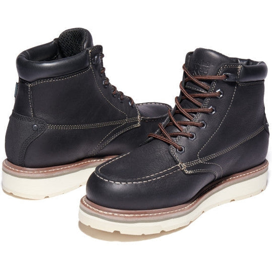 Timberland PRO Men's Gridworks 6" Soft Toe Waterproof Work Boot - Black - TB1A29UP001 - Overlook Boots