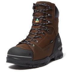 Timberland PRO Men's Endurance EV CSA 8" Composite Toe Waterproof Puncture Resistant Work Boot - Brown - TB0A67TQEM4 - Overlook Boots