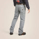 Ariat M4 Workhorse Pantalón de Trabajo para Hombre, Resistente al Fuego (FR), Corte Holgado, Corte de Bota - Gris - 10017226 - Imagen 4