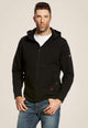 Ariat DuraStretch Sudadera con Capucha para Hombre, Cierre Completo, Resistente al Fuego (FR) - Negro - 10023974