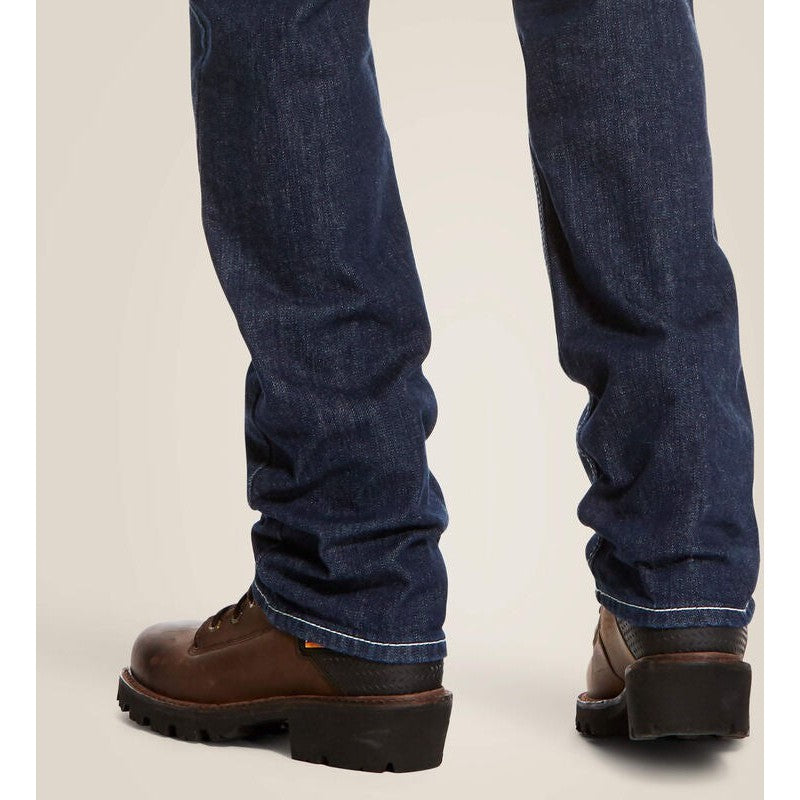 Ariat Men's Flame Resistant M4 DuraStretch Stackable Straight Leg Jean Platinum - 10027729 - Overlook Boots