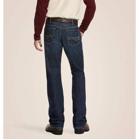 Ariat Men's Flame Resistant M4 DuraStretch Stackable Straight Leg Jean Platinum - 10027729 - Overlook Boots