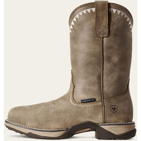 Ariat Women's Anthem Deco Composite Toe Western Work Boot -Brown- 10029498 5.5 / Medium / Brown - Overlook Boots