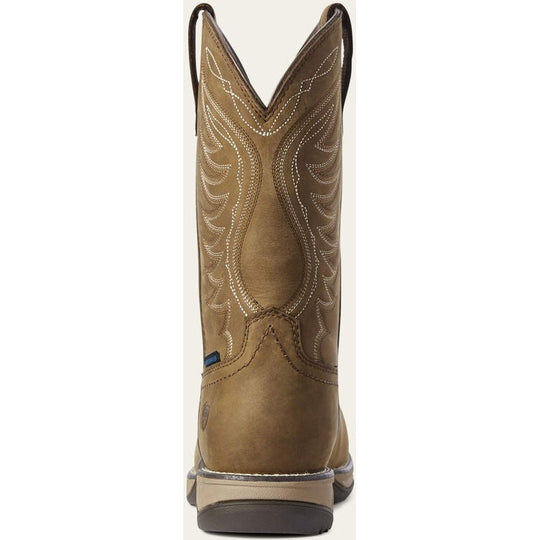 Ariat Women's Anthem Composite Toe Waterproof Slip Resistant Work Boot - Distressed Brown - 10031664 - Overlook Boots