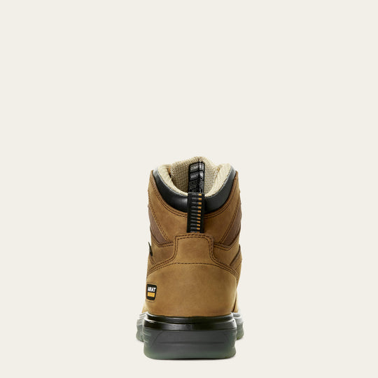 Ariat Men's Turbo 6" Soft Toe Waterproof Work Boot - Aged Bark - 10032608 - Overlook Boots