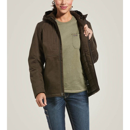 Ariat Rebar DuraCanvas Chamarra para Mujer, Con Aislamiento - Wren - 10032918 - Imagen 3