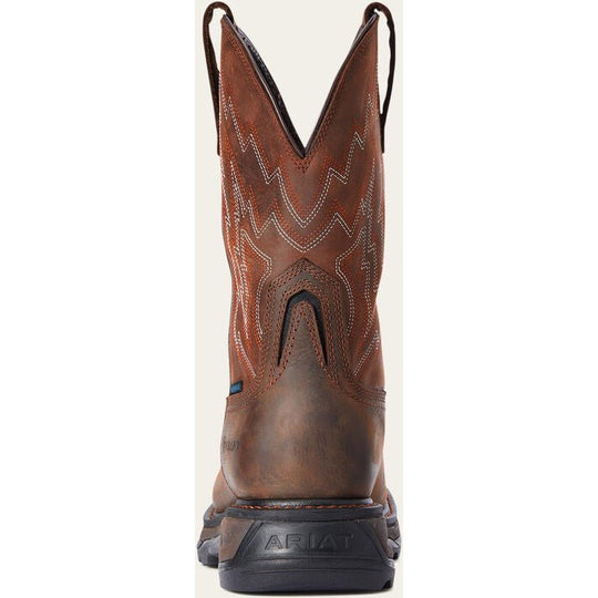 Ariat Men's Big Rig Soft Toe Waterproof Western Work Boot - Brown - 10033991 - Overlook Boots