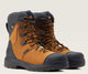 Ariat Men's Outlaw 8" Carbon Toe Waterproof CSA MetGuard Puncture Resistant Work Boot - Barley Brown - 10033998 7 / Medium / Brown - Overlook Boots