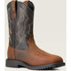 Ariat Men's RigTek Wide Square Toe Composite Toe Waterproof Work Boot - Distressed Brown - 10034156 7 / Medium / Brown - Overlook Boots
