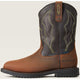 Ariat Men's RigTek Wide Square Toe Composite Toe Waterproof Work Boot - Distressed Brown - 10034156 - Overlook Boots