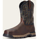 Ariat Men's Rebar Flex Composite Toe Waterproof Work Boot - Dark Brown - 10034157 - Overlook Boots