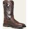 Ariat Men's Groundwork Wide Square Toe Steel Toe Slip Resistant Work Boot - Brown - 10034717 7 / Medium / Brown - Overlook Boots