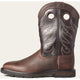 Ariat Men's Groundwork Wide Square Toe Steel Toe Slip Resistant Work Boot - Brown - 10034717 - Overlook Boots