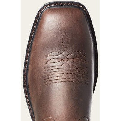 Ariat Men's Groundwork Wide Square Toe Steel Toe Slip Resistant Work Boot - Brown - 10034717 - Overlook Boots