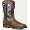 Ariat Men's Groundwork Steel Toe Waterproof Western Work Boot - Brown - 10034720 7 / Medium / Brown - Overlook Boots