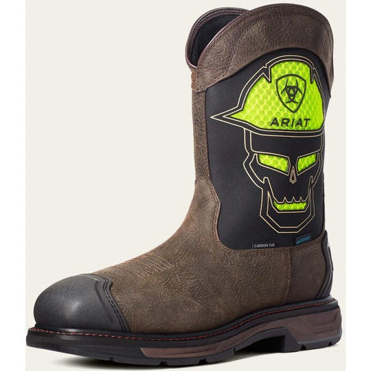Ariat Men's WorkHog Xt VenTek Bold Carbon Toe Waterproof Work Boot -Coffee- 10035881 - Overlook Boots