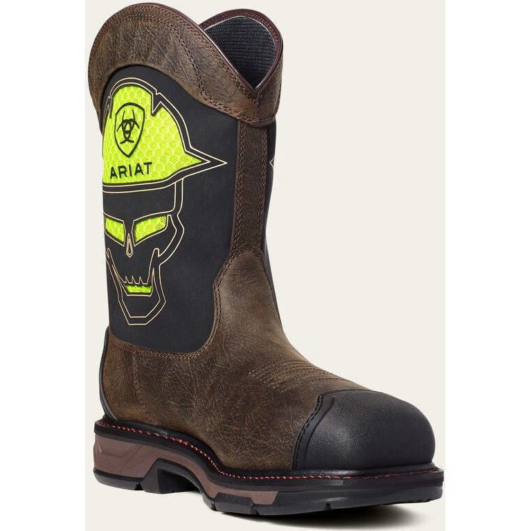 Ariat Men's WorkHog Xt VenTek Bold Carbon Toe Waterproof Work Boot -Coffee- 10035881 7 / Medium / Brown - Overlook Boots