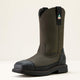Ariat Men's RigTEK Wildcat 11" Composite Toe Waterproof CSA Pull-On Work Boot - Forged Iron - 10035929 - Overlook Boots
