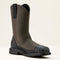 Ariat Men's RigTEK Wildcat 11" Composite Toe Waterproof CSA Pull-On Work Boot - Forged Iron - 10035929 7 / Medium / Grey - Overlook Boots