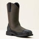 Ariat Men's RigTEK Wildcat 11" Composite Toe Waterproof CSA Pull-On Work Boot - Forged Iron - 10035929 7 / Medium / Grey - Overlook Boots