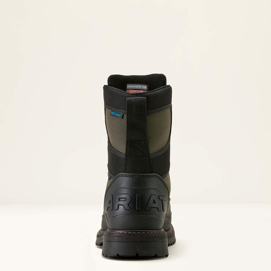 Ariat Men's RigTEK Wildcat BOA 8" Composite Toe Waterproof CSA Work Boot - Forged Iron - 10035930 - Overlook Boots