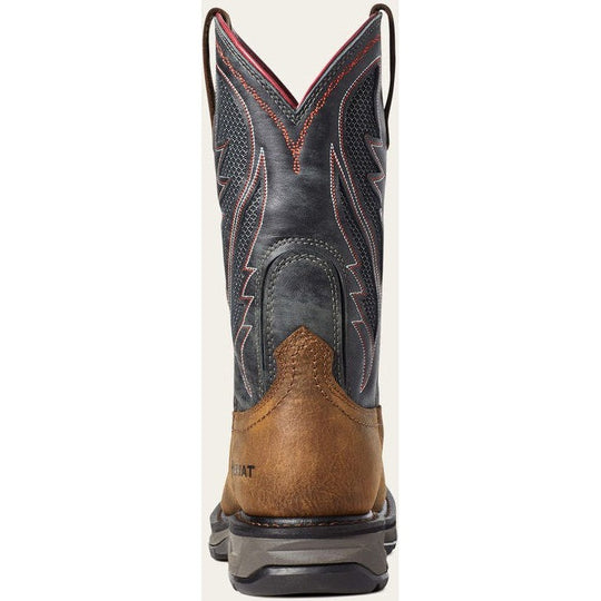 Ariat Men's WorkHog XT VenTek Soft Toe Waterproof Slip Resistant Work Boot - Rye Brown - 10035984 - Overlook Boots