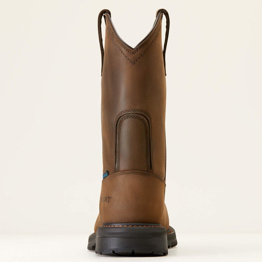 Ariat Men's RigTek Composite Toe Waterproof Wellington Work Boot - Oily Distressed Brown - 10035988 - Overlook Boots