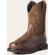 Ariat Men's Groundbreaker Steel Toe MetGuard Slip Resistant Work Boot - Brown - 10036107 - Overlook Boots