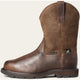 Ariat Men's Groundbreaker Steel Toe MetGuard Slip Resistant Work Boot - Brown - 10036107 - Overlook Boots