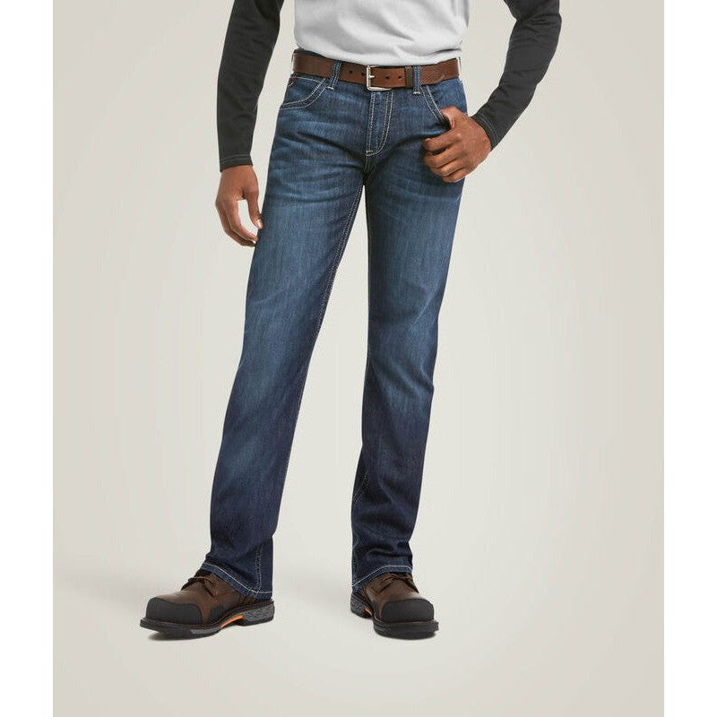 Ariat Men's Flame Resistant M5 DuraLight Stretch Coltrane Straight Leg Jean Billings - 10036687 30 x 30 / Billings / Standard - Overlook Boots