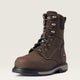 Ariat Women's Riveter CSA Glacier Grip 8" Composite Toe Waterproof 400G Insulated Puncture Resistant Work Boot - Dark Brown - 10036707 - Overlook Boots