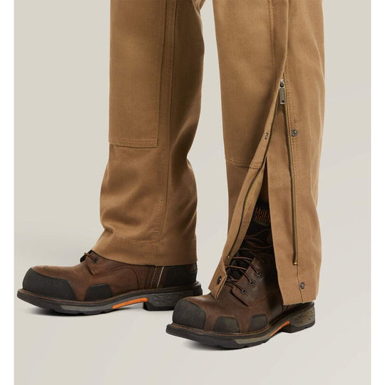 Ariat Men's Rebar Duracanvas Unlined Bib Khaki - 10036798 - Overlook Boots