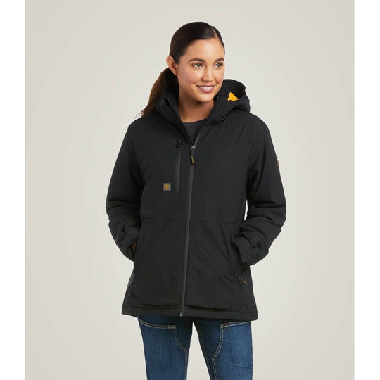 Ariat Women's Rebar Storm Fighter 2.0 Waterproof Jacket Black - 10037606 Small / Black / Standard - Overlook Boots