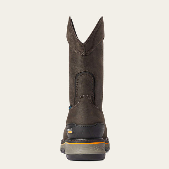 Ariat Men's Stump Jumper Pull On Composite Toe Waterproof Work Boot - Iron Coffee - 10038282 - Overlook Boots