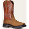 Ariat Men's WorkHog XT Cottonwood Soft Toe Slip Resistant Work Boot - Dark Earth - 10038323 7 / Medium / Brown - Overlook Boots