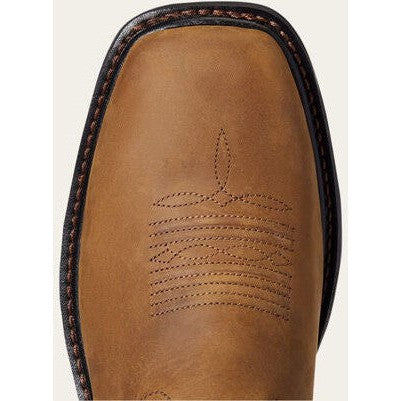 Ariat Men's WorkHog XT Cottonwood Soft Toe Slip Resistant Work Boot - Dark Earth - 10038323 - Overlook Boots