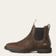 Ariat Men's Groundbreaker Chelsea Waterproof Soft Toe Wide Square Toe Work Boot - Brown - 10038324 - Overlook Boots