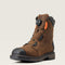Ariat Men's WorkHog XT BOA 8" Carbon Toe Waterproof Slip Resistant Work Boot - Chocolate Brown - 10038922 7 / Medium / Brown - Overlook Boots