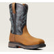 Ariat Men's WorkHog XT BOA Carbon Toe Slip Resistant Work Boot - Dark Earth - 10038923 7 / Medium / Brown - Overlook Boots