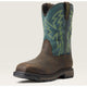 Ariat Men's WorkHog XT BOA Carbon Toe Waterproof Slip Resistant Work Boot - Bruin Brown - 10038924 - Overlook Boots