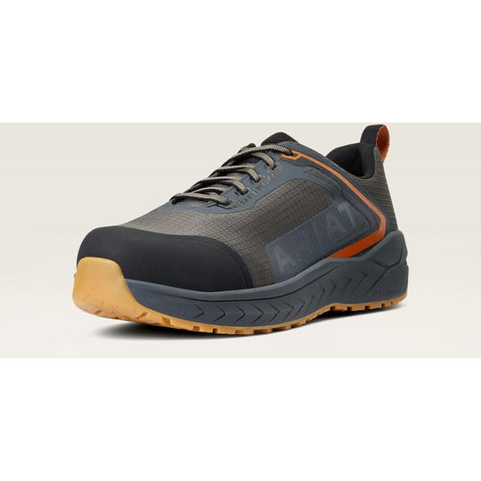 Ariat Men's Outpace Composite Toe Safety Slip Resistant Work Shoe -Gunmetal- 10040282 - Overlook Boots